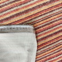 Clearance Striped Upholstery Peach Stripe4