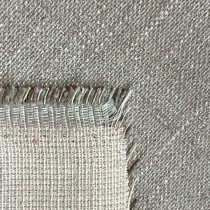 Clearance Polycotton Upholstery Small Weave Stone 4