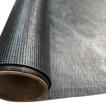 Dipped Mesh Fabric  Black 5