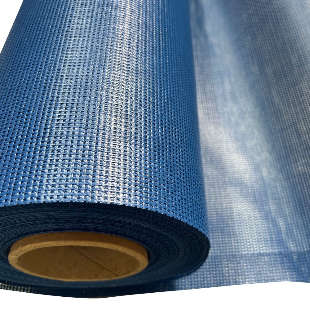 Dipped Mesh Fabric Royal 1