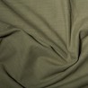 Washed Linen-Look Cotton Khaki