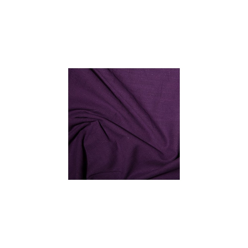 Washed Linen-Look Cotton Purple