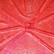 4mm Round Velvet Hologram Sequins Red
