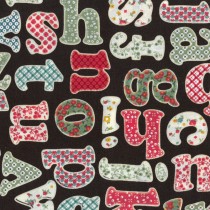 100% Cotton Printed Poplin Brown 8438