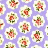 100% Cotton Printed Poplin Lilac 7646