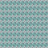 Retro Floral Patchwork Cottons Dk Turq