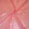 6mm Round Sequins on American Knit Pink