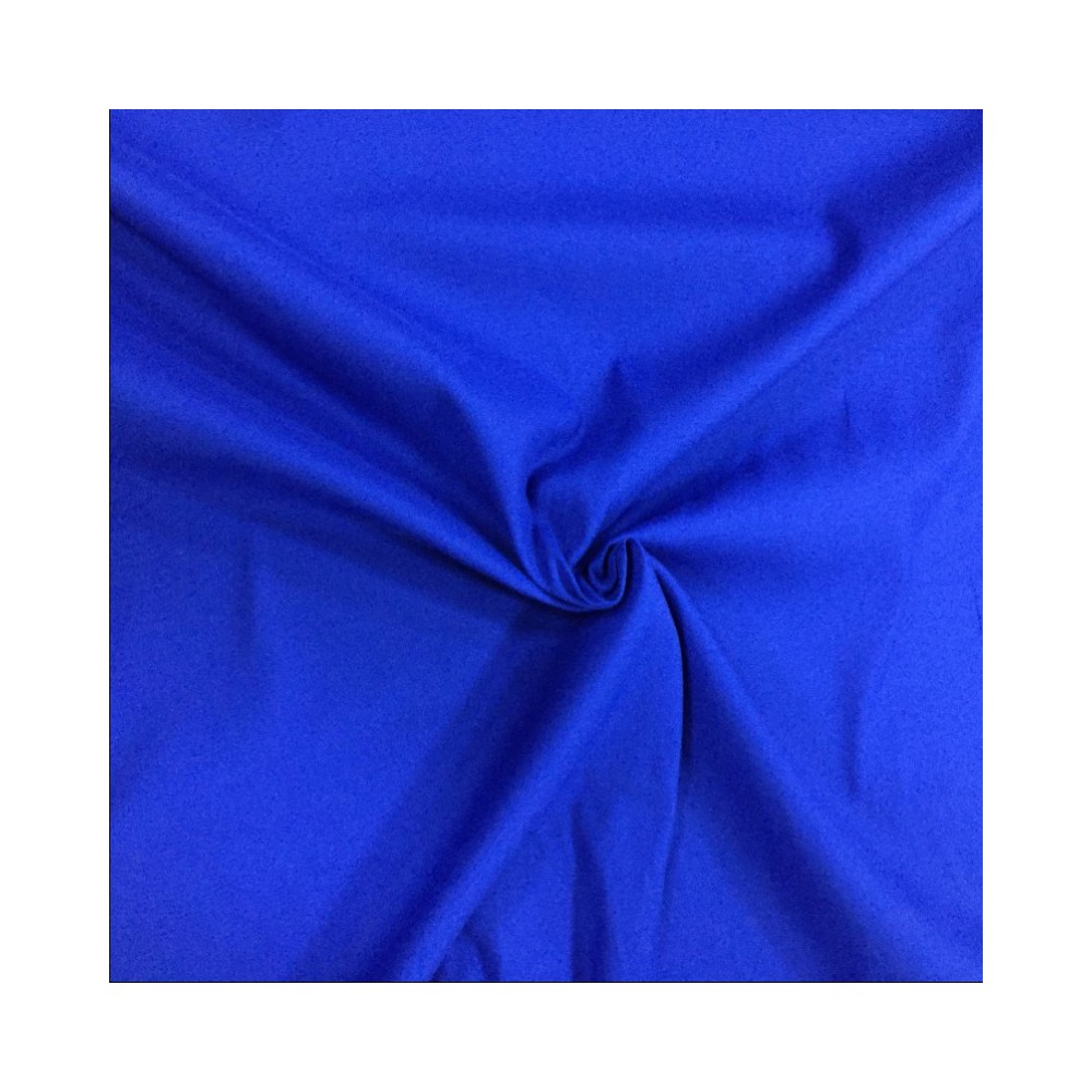 Cotton Stretch Sateen Dressweight Fabric Royal