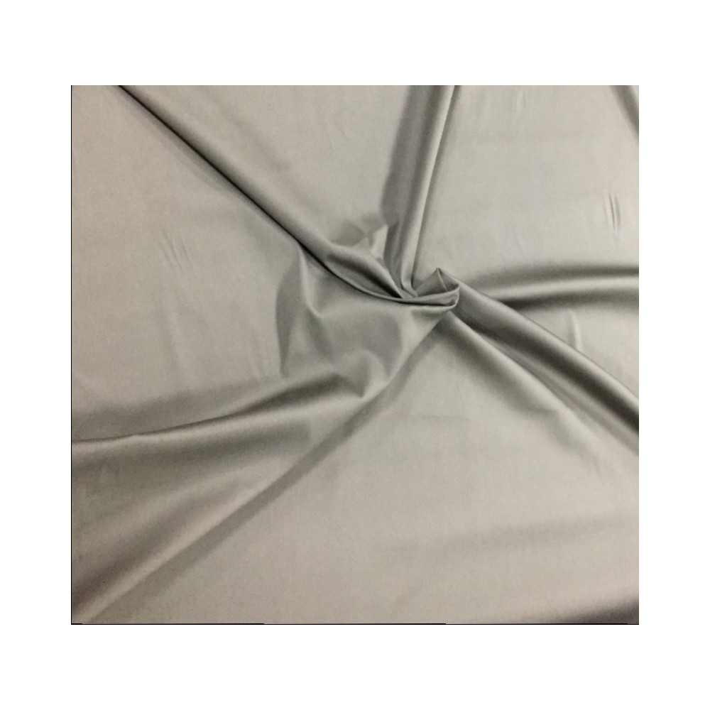 Cotton Stretch Sateen Dressweight Fabric Khaki