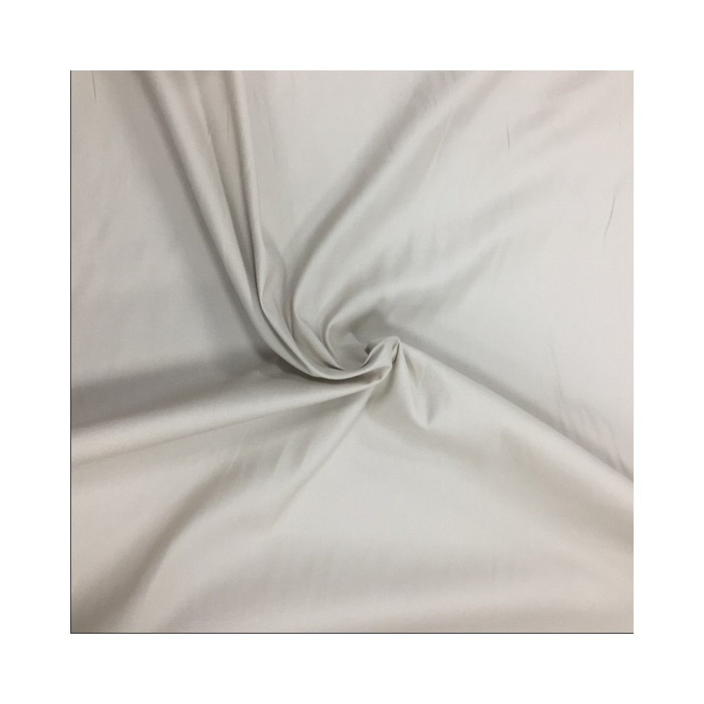 Cotton Stretch Sateen Dressweight Fabric Beige