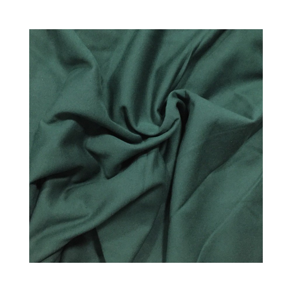 Hoodie Fleece Fabric Bottle Green