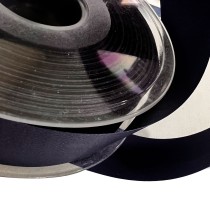 Plain Polyester Satin Ribbon 20Meters - 20mm Navy1