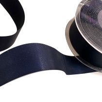 Plain Polyester Satin Ribbon 20Meters - 20mm Navy1