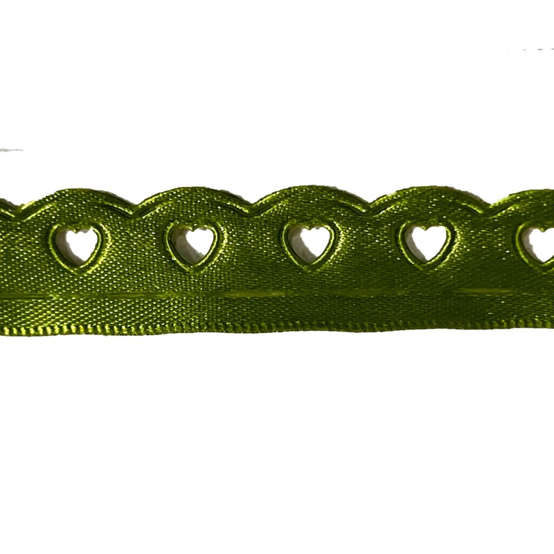 Polyester Ribbon 6mm with Hearts 4
