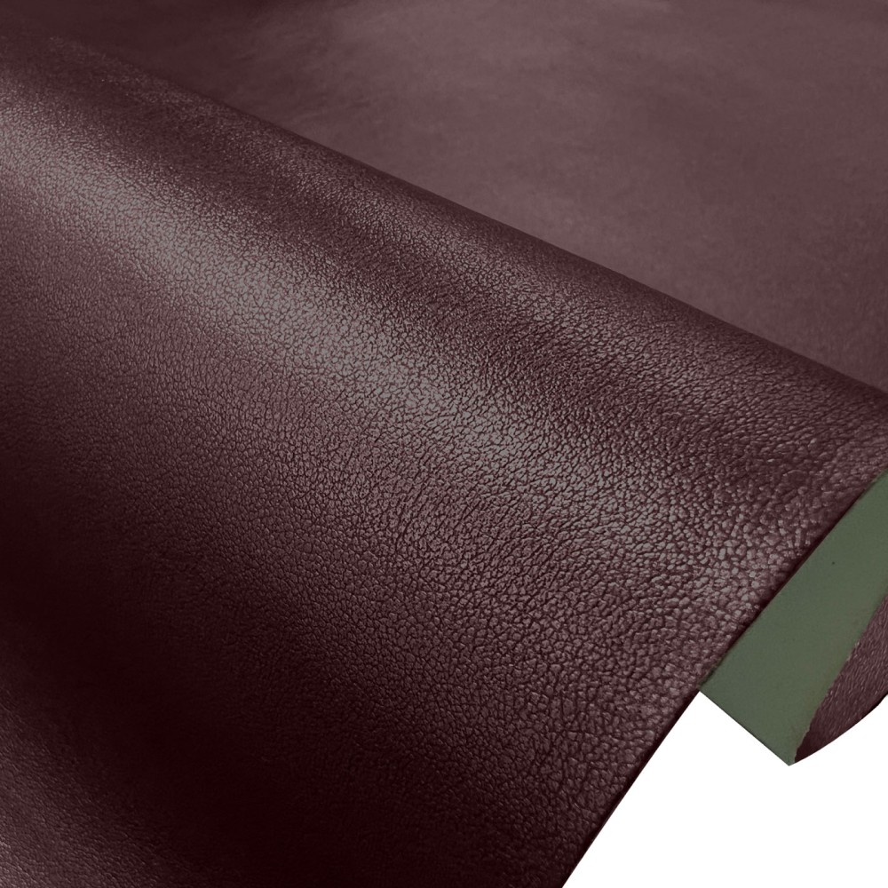 Clearance Leatherette 2 Meter Roll / Burgundy Sheen EU Fabrics
