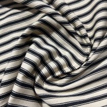 Cotton Stripe Black 1