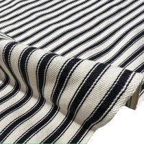 Cotton Stripe Black 4