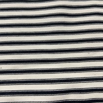 Cotton Stripe Black 4