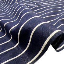 Cotton Drill Stripes Navy4