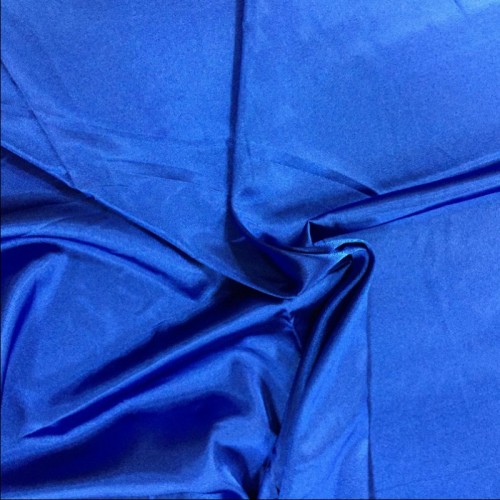 Stretch Satin Fabric Blue