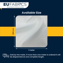 Durable Fire Retardant Voile 300cm Wide white 1