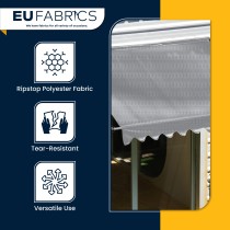 Reflective Fabric Ripstop Black|Silver 1