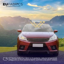 Reflective Fabric Ripstop Black|Silver 1