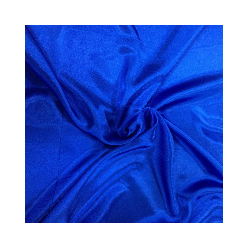 Stretch Satin Fabric Sapphire