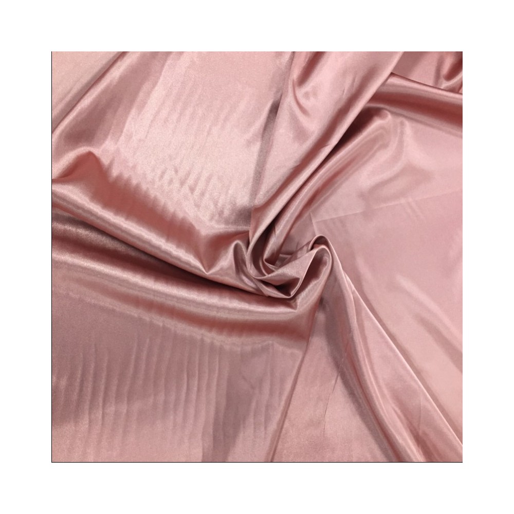 Stretch Satin Fabric Peach