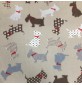 Fleece Fabric Animal Prints Dogs