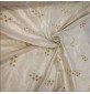100% Pure Silk Dupion Embroidery Chamagne