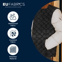 Quilted 7oz Waterproof Fabric Double Diamond Design