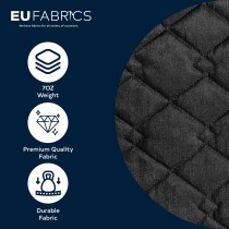 Quilted 7oz Waterproof Fabric Double Diamond Design