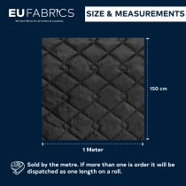 Quilted 7oz Waterproof Fabric Double Diamond Design