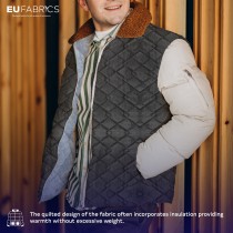 Quilted 7oz Waterproof Fabric Double Diamond Design