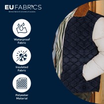 Quilted 7oz Waterproof Fabric Double Diamond Design