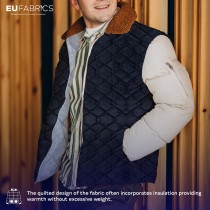 Quilted 7oz Waterproof Fabric Double Diamond Design