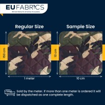 Double Sided Waterproof 4oz Quilted Fabric Black