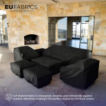 Madrid Water Resistant Fire Retardant Black 4