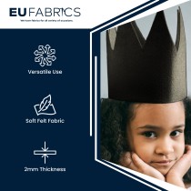 2mm Fire Retardant Acrylic Felt Grey