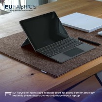 2mm Fire Retardant Acrylic Felt Grey