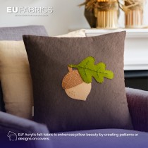 2mm Fire Retardant Acrylic Felt Grey