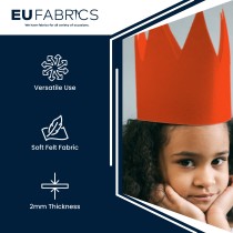 2mm Fire Retardant Acrylic Felt Grey