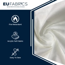 2mm Fire Retardant Acrylic Felt Grey