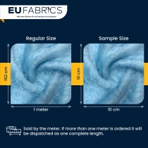 14mm Pile Fur Fabric Malt