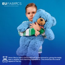 14mm Pile Fur Fabric Malt