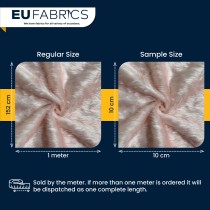 14mm Pile Fur Fabric Malt