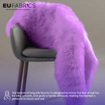 14mm Pile Fur Fabric Malt