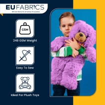 14mm Pile Fur Fabric Malt