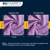 14mm Pile Fur Fabric Malt